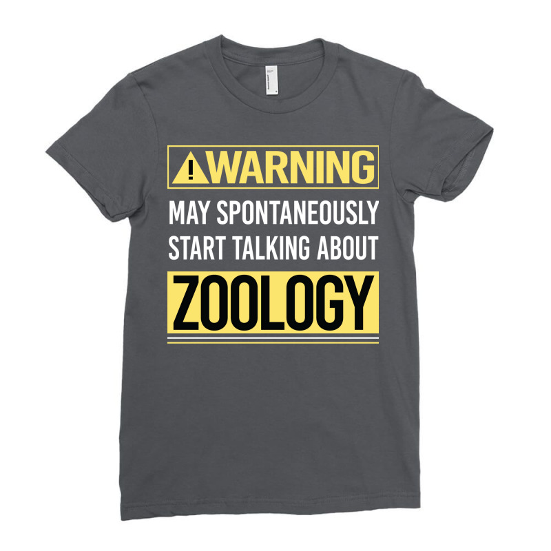 Warning About Zoology Zoologist Aesthetic Ladies Fitted T-Shirt by estelawegf | Artistshot