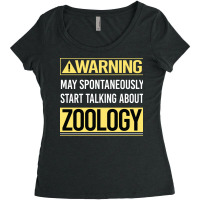 Warning About Zoology Zoologist Aesthetic Women's Triblend Scoop T-shirt | Artistshot