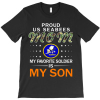 My Favorite Soldier Is My Sonproud Us Seas Mom Arm T-shirt | Artistshot