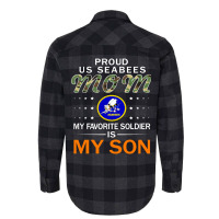 My Favorite Soldier Is My Sonproud Us Seas Mom Arm Flannel Shirt | Artistshot