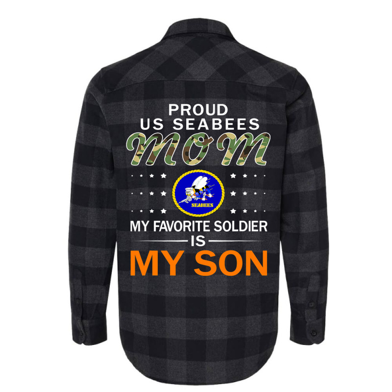 My Favorite Soldier Is My Sonproud Us Seas Mom Arm Flannel Shirt | Artistshot