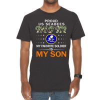 My Favorite Soldier Is My Sonproud Us Seas Mom Arm Vintage T-shirt | Artistshot