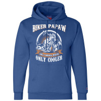 Only Cool Papaw Rides Motorcycles T  Rider Gift St Champion Hoodie | Artistshot