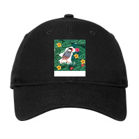 Bird Isolated Throw Tropical Leaves Retro Adjustable Cap | Artistshot