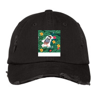 Bird Isolated Throw Tropical Leaves Retro Vintage Cap | Artistshot