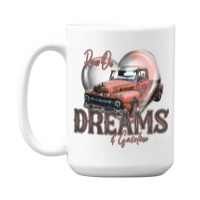 Runs On Dreams And Gasoline Farm Truck Retro Count 15 Oz Coffee Mug | Artistshot