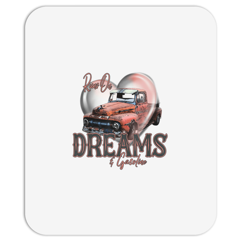 Runs On Dreams And Gasoline Farm Truck Retro Count Mousepad | Artistshot