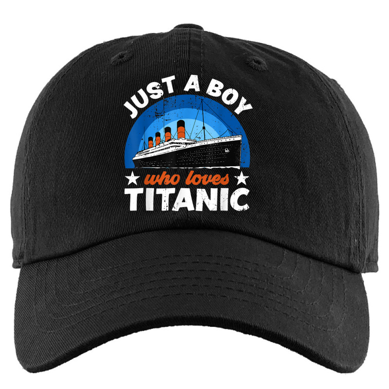 For Boys Who Just Love The Rms Titanic Kids Cap | Artistshot