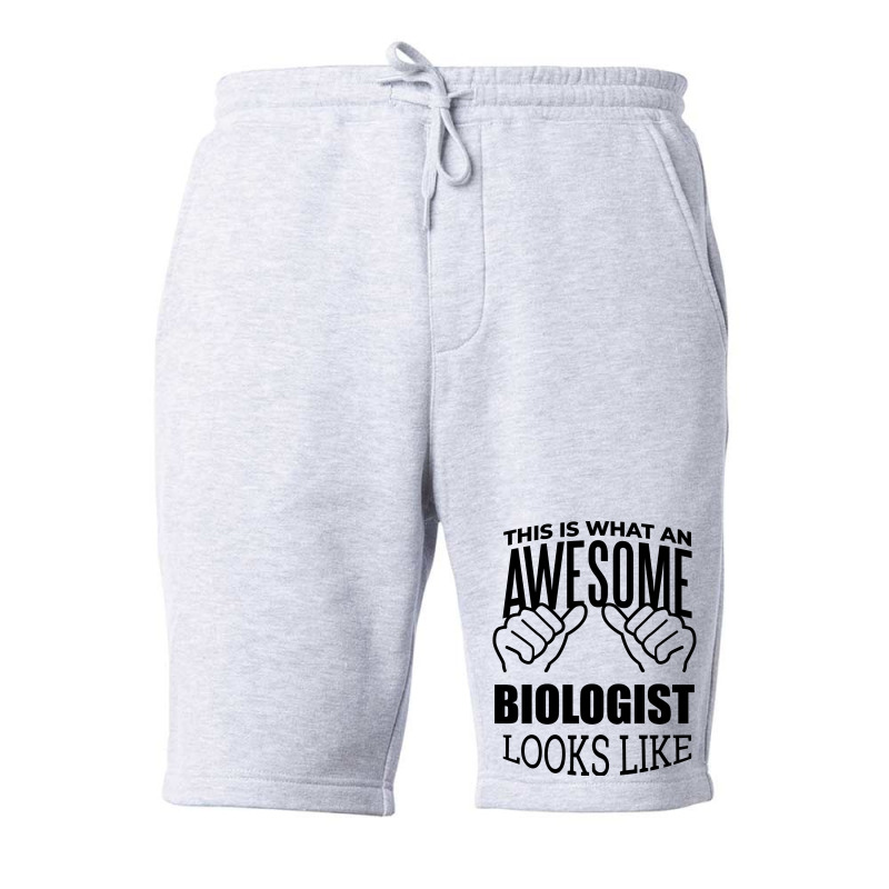 Awesome And Funny This Is What An Awesome Biology Fleece Short | Artistshot