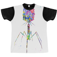 Bacteriophage Blue Graphic T-shirt | Artistshot