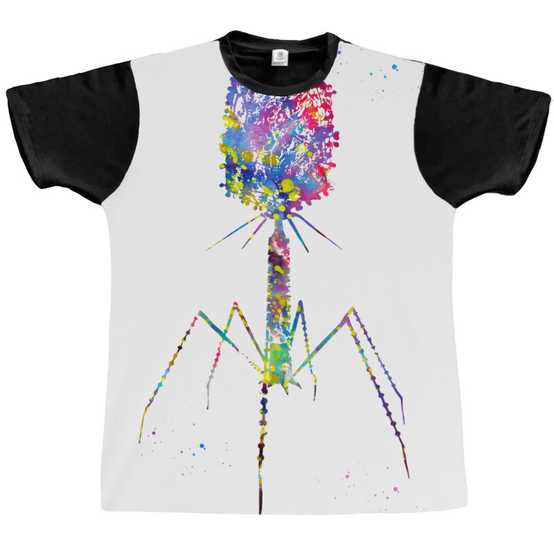 Bacteriophage Blue Graphic T-shirt by trivysefad5 | Artistshot