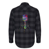 Bacteriophage Blue Flannel Shirt | Artistshot