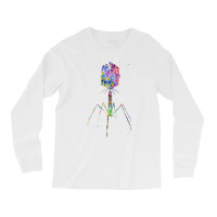 Bacteriophage Blue Long Sleeve Shirts | Artistshot