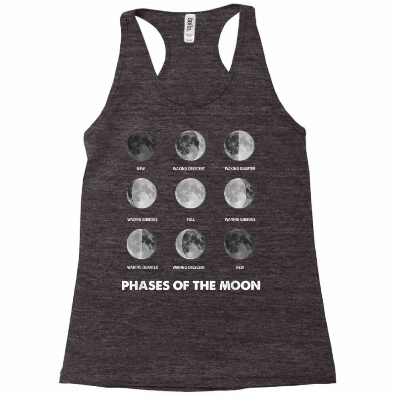 Moon Phases   Moon Cycle   Lunar Cycle   Lunar Ecl Racerback Tank by refahnes | Artistshot