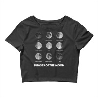 Moon Phases   Moon Cycle   Lunar Cycle   Lunar Ecl Crop Top | Artistshot