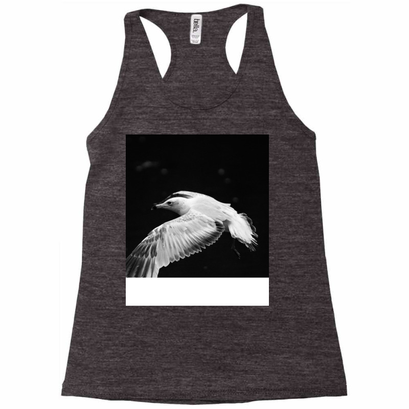 Black And White Bird Retro Racerback Tank by odalysunzueb | Artistshot