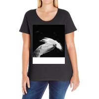 Black And White Bird Retro Ladies Curvy T-shirt | Artistshot