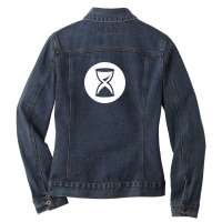 My Time Ladies Denim Jacket | Artistshot