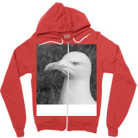 Black And White Bird Nostalgia Zipper Hoodie | Artistshot