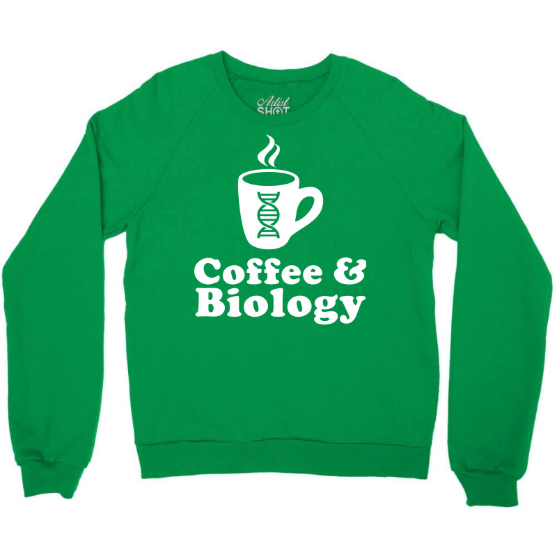 Coffee And Biology Aesthetic Crewneck Sweatshirt | Artistshot