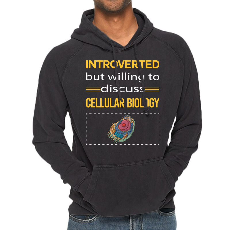 Funny Introverted Cellular Biology Nature Vintage Hoodie | Artistshot