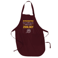 Funny Introverted Zoology Zoologist Aesthetic Full-length Apron | Artistshot