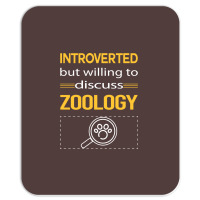 Funny Introverted Zoology Zoologist Aesthetic Mousepad | Artistshot