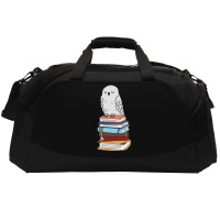 Magic Owl On Books 2 Active Duffel | Artistshot