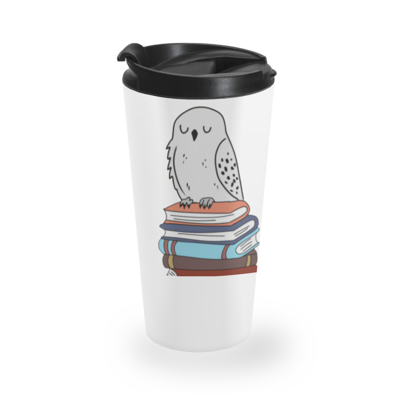 Magic Owl On Books 2 Travel Mug | Artistshot