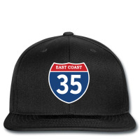 Highway 35 East Coast Printed Hat | Artistshot