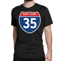 Highway 35 East Coast Classic T-shirt | Artistshot