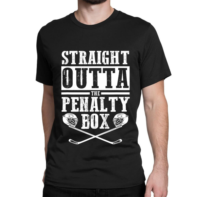 Ice Hockey Player Ice Skates Straight Outta The Pe Classic T-shirt by MELISSABISHOP | Artistshot