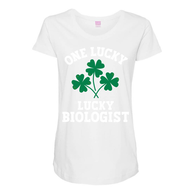 One Lucky Biologist Cool Maternity Scoop Neck T-shirt by radikmickicj | Artistshot