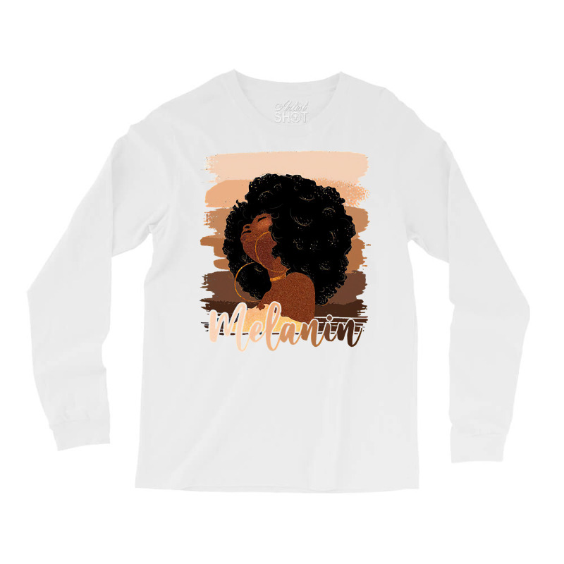 Drippin Melanin Shirt For Women Pride Black Histor Long Sleeve Shirts | Artistshot