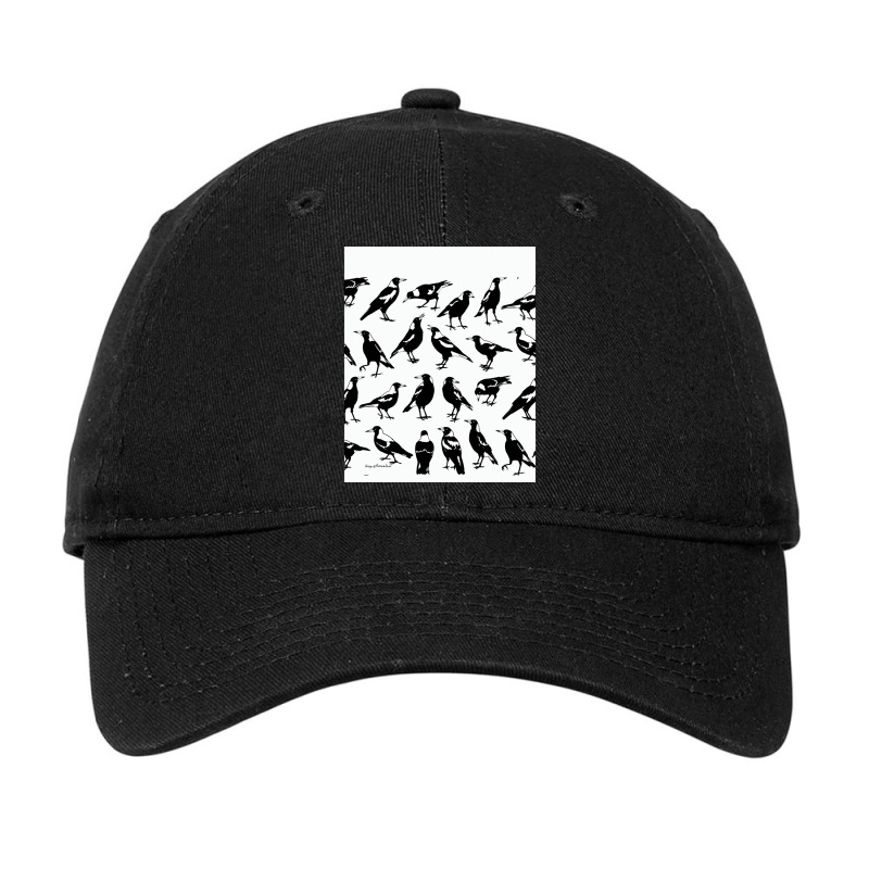 Australian Magpies   Tee Shirts Adjustable Cap by dateybaginuz | Artistshot