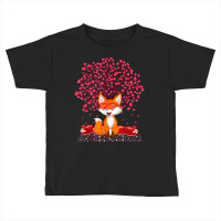 Fox Animal Lover Funny Fox Valentine's Day T Shirt Toddler T-shirt | Artistshot