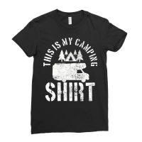 Camping Trailer Camper Van Mobile Home Caravan Mot Ladies Fitted T-shirt | Artistshot