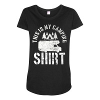 Camping Trailer Camper Van Mobile Home Caravan Mot Maternity Scoop Neck T-shirt | Artistshot