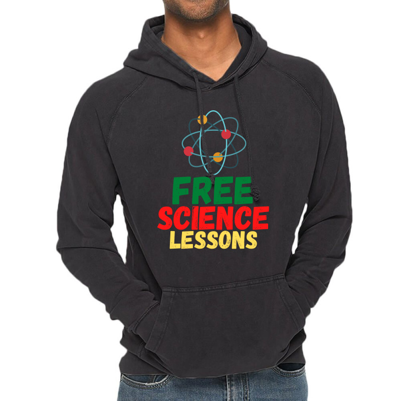 Free Science Lessons - Atom Symbol Vintage Hoodie | Artistshot