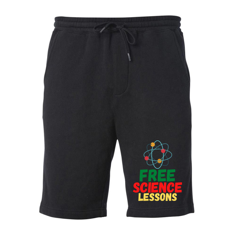 Free Science Lessons - Atom Symbol Fleece Short | Artistshot