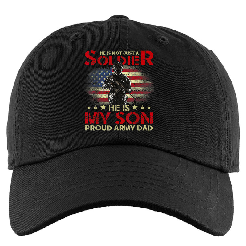 My Son Is A Soldier Proud Army Dad Military Shirt  Kids Cap | Artistshot