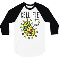 Science  Cellfie 3/4 Sleeve Shirt | Artistshot