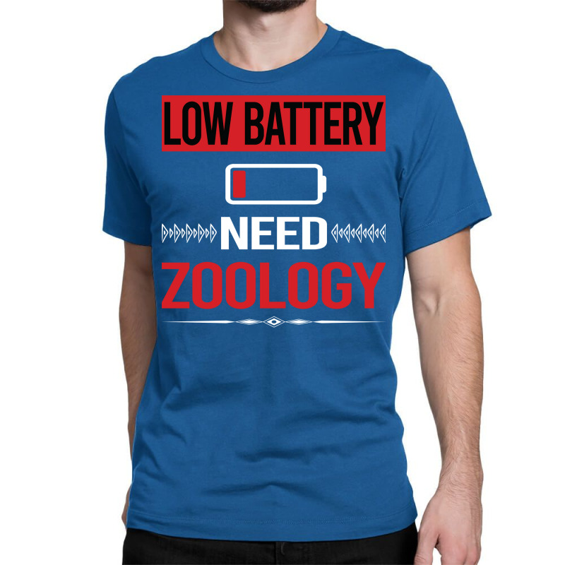 Low Battery Zoology Zoologist Cool Classic T-shirt by bertethaylus | Artistshot