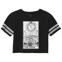 The Moon Tarot Card - Major Arcana - Fortune Telli Scorecard Crop Tee | Artistshot