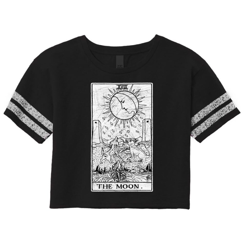 The Moon Tarot Card - Major Arcana - Fortune Telli Scorecard Crop Tee by CurtisDaleCochran | Artistshot