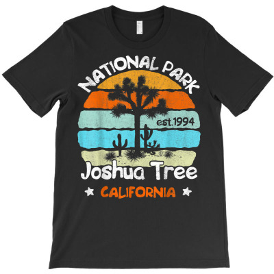 Joshua Tree California Us National Park Camping Hiking Tee T Shirt T-shirt Designed By Adam.troare