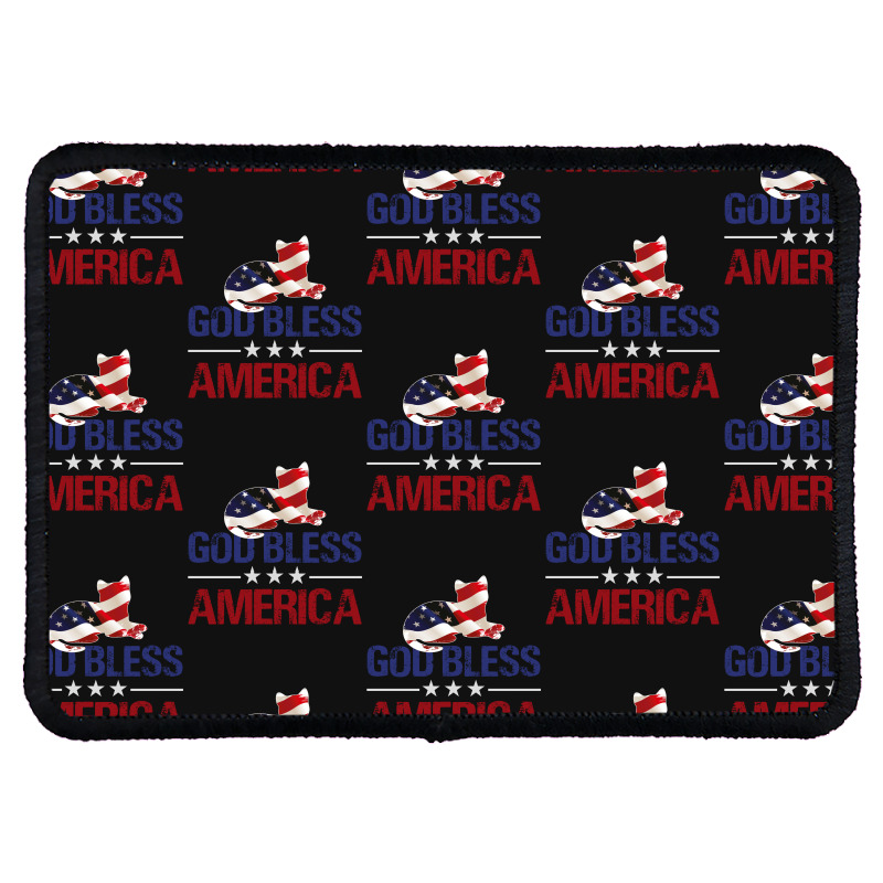 God Bless America Rectangle Patch | Artistshot