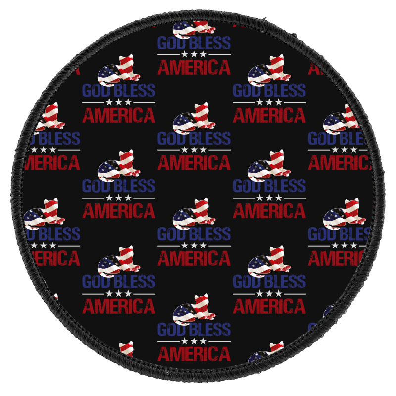 God Bless America Round Patch | Artistshot