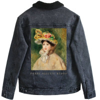 Hot Trend Womens Pierre-auguste Renoir V-neck Unisex Sherpa-lined Denim Jacket | Artistshot