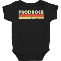 Producer Funny Job Title Profession Birthday Worke Baby Bodysuit | Artistshot